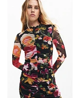 Desigual Women's Short floral dress