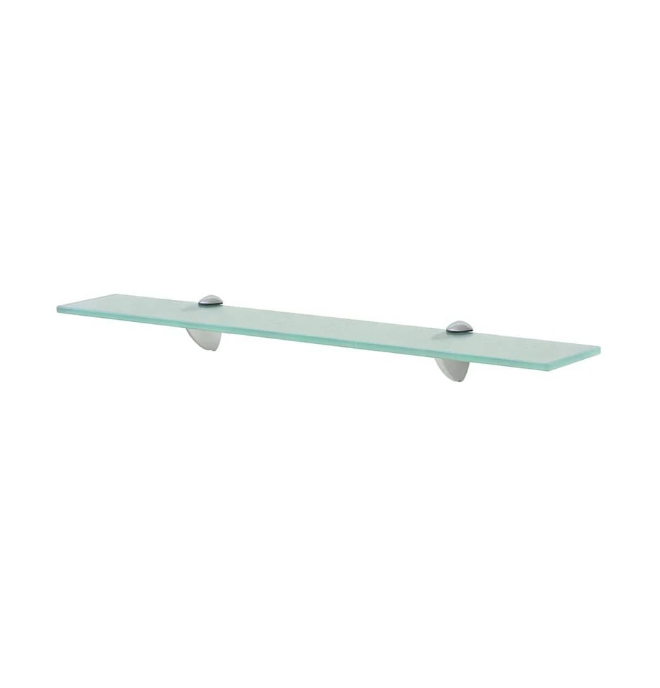 vidaXL Floating Shelf Glass 23.6"x7.9" 0.3"