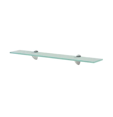 vidaXL Floating Shelf Glass 23.6"x7.9" 0.3"