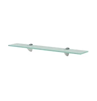 vidaXL Floating Shelf Glass 23.6"x7.9" 0.3"