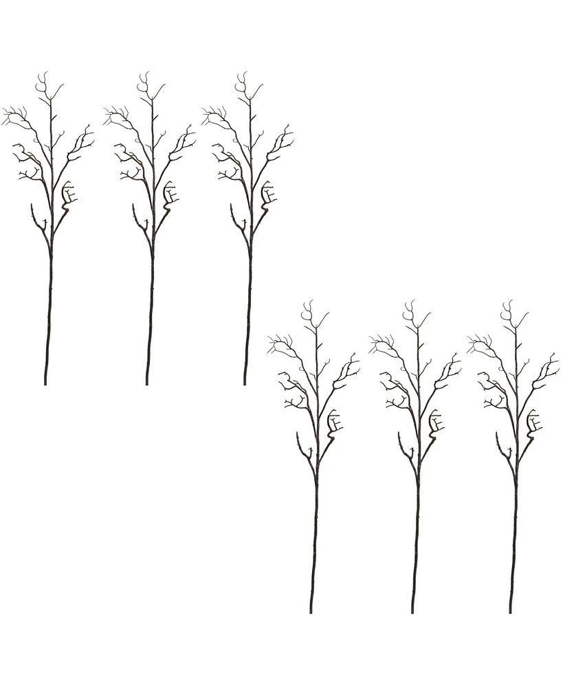 Slickblue Natural Looking Deadwood Stem for Rustic Decor (Set of 6)