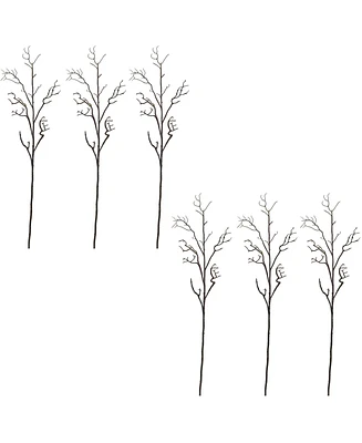 Slickblue Natural Looking Deadwood Stem for Rustic Decor (Set of 6)
