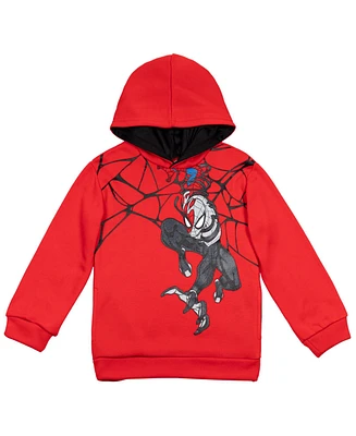 Marvel Toddler Boys Spider-Man Avengers Hulk Miles Morales Captain America Fleece Hoodie to