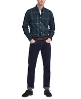 Barbour Men's Wetheram Tailored-Fit Tartan Button-Down Twill Shirt