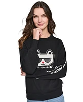 Karl Lagerfeld Paris Petite Kool Choupette Sweater