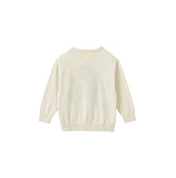Vild House of Little Toddler Organic Cotton Intarsia-Knit Pullover - Vild lab no.12
