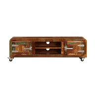 vidaXL Tv Stand 47.2"x11.8"x14.2" Solid Wood Reclaimed