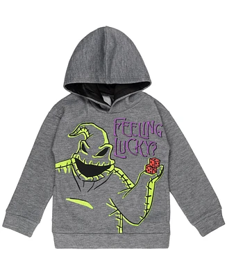 Disney Boys Nightmare Before Christmas Oogie Boogie Jack Skellington Fleece Pullover Hoodie to