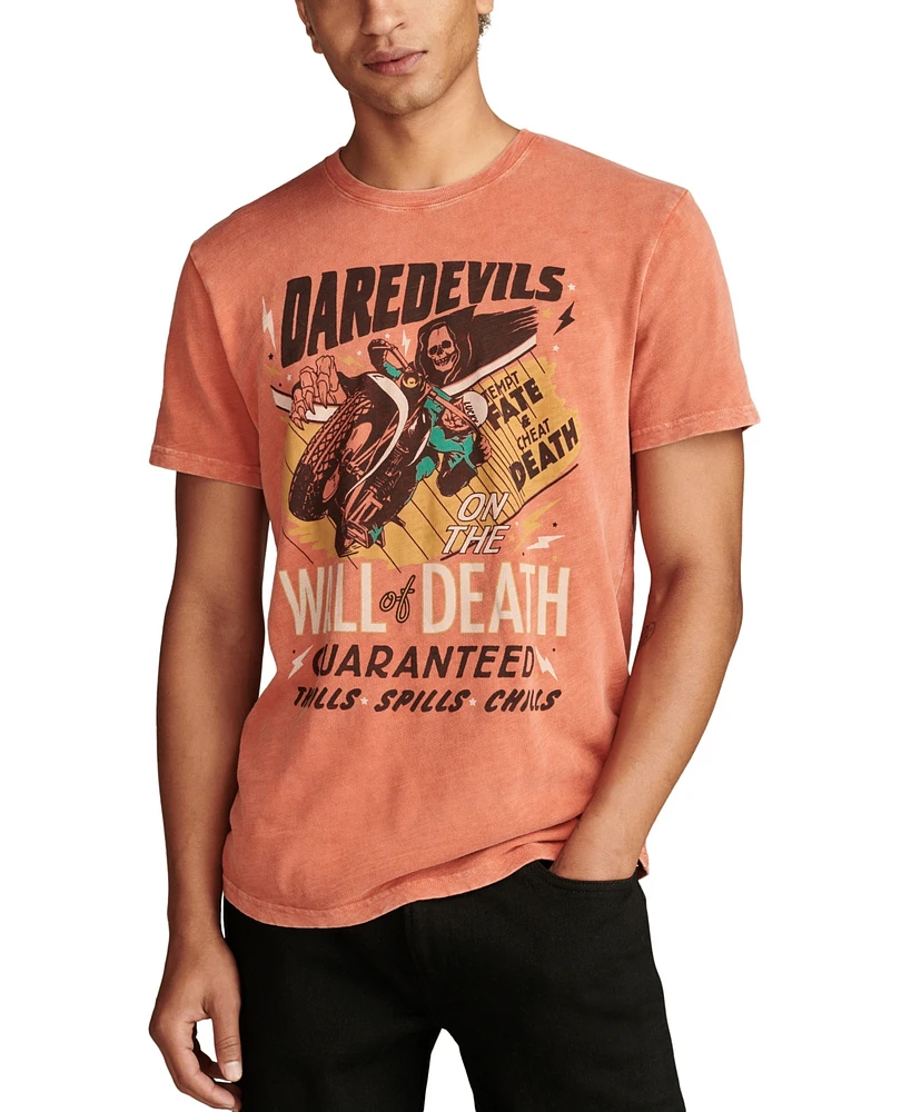 Lucky Brand Men's Wall of Death T-Shirt