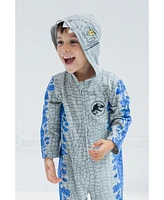 Jurassic World Boys Park Blue Coverall to