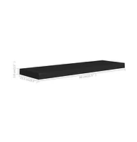 vidaXL Floating Wall Shelves 4 pcs 31.5"x9.3"x1.5" Mdf