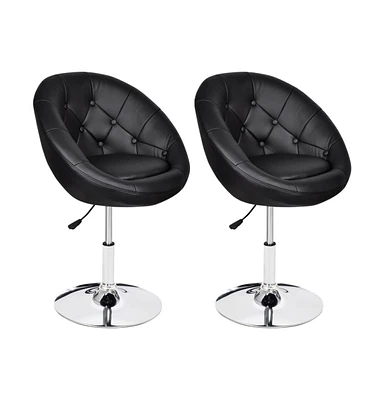 vidaXL Bar Stools 2 pcs Faux Leather