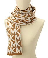 Michael Michael Kors Major Mk Repeating Logo Knit Scarf