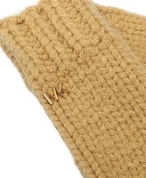 Michael Michael Kors Women's Logo Detail Super Chunk Mittens