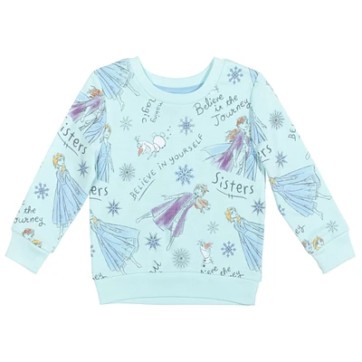 Frozen Toddler Girls Moana Minnie Mouse Princess Nightmare Before Christmas Toy Story Lion King Mickey Lilo & Stitch Sweatshirt