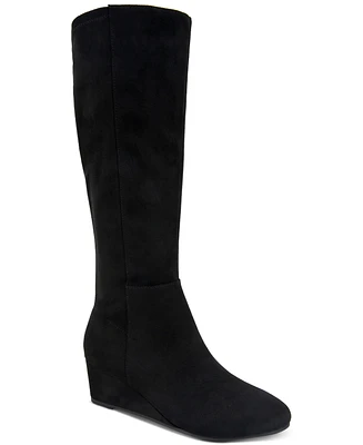 Style & Co Women's Jaylaa Wedge Boots, Created for Macy's