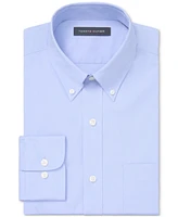 Tommy Hilfiger Men's Regular Fit Wrinkle Resistant Stretch Dress Shirt