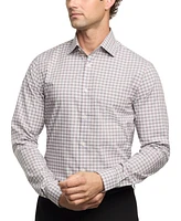 Michael Kors Men's Regular-Fit Comfort Stretch Check Dress Shirt