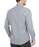 Barbour Men's Padshaw Tailored-Fit Textured Gingham Check Button-Down Broken Twill Shirt