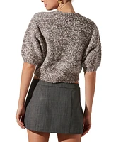 Astr the Label Women's Colette Puff-Sleeve Sweater