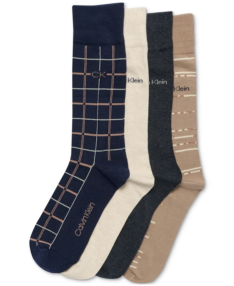 Calvin Klein Men's 4pk. Logo Dress Socks