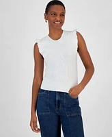 And Now This Women's Pointelle Knit Sleeveless Sweater, Created for Macy's