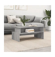 vidaXL Coffee Table Gray Sonoma 35.4"x21.7"x16.7" Engineered Wood