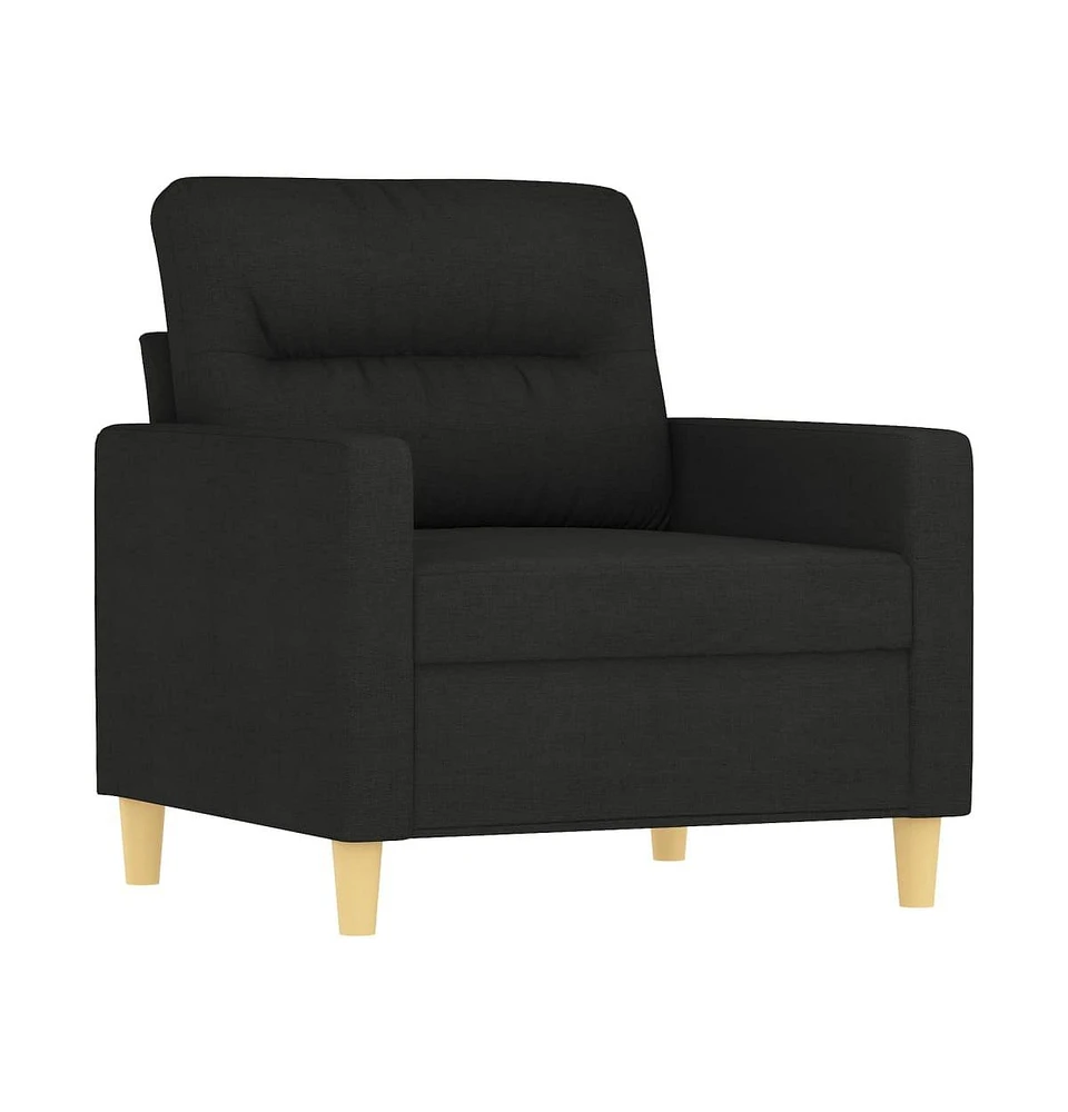 vidaXL Sofa Chair Black 23.6" Fabric