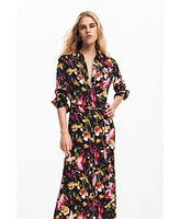 Desigual Women's Floral shirt dress