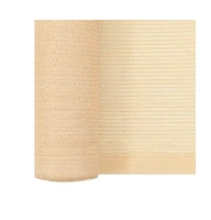 vidaXL Privacy Net Hdpe 3.3'x164' Beige