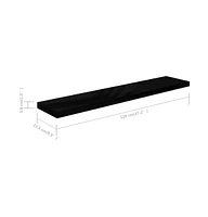 vidaXL Floating Wall Shelves pcs High Gloss 47."x9.3"x1.5" Mdf