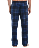 Perry Ellis Portfolio Men's Fleece Plaid Pajama Pant