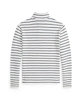 Polo Ralph Lauren Kid's Striped Cotton Quarter-Zip Pullover Shirt