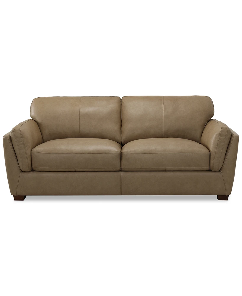 Korder Leather Sofa, Created for Macy's