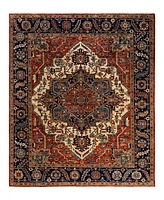 Adorn Hand Woven Rugs Serapi M1993 8'4"x9'9" Area Rug