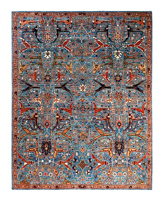 Adorn Hand Woven Rugs Serapi M1993 7'9"x9'9" Area Rug