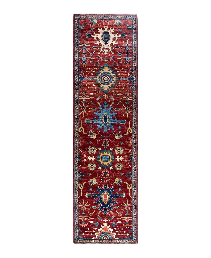 Adorn Hand Woven Rugs Serapi M1993 2'8"x9'9" Runner Area Rug