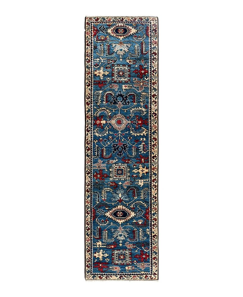 Adorn Hand Woven Rugs Serapi M1993 2'7"x9'6" Runner Area Rug