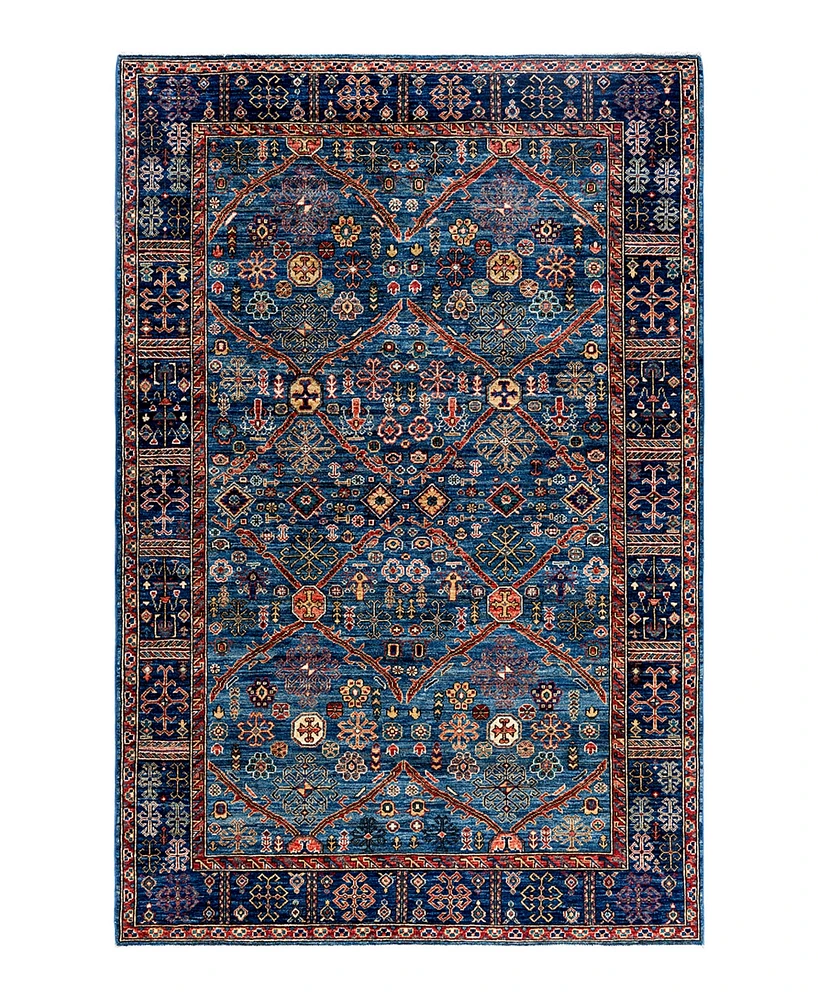 Adorn Hand Woven Rugs Serapi M1993 5'3"x7'11" Area Rug