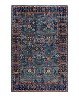 Adorn Hand Woven Rugs Serapi M1993 5'3"x7'11" Area Rug