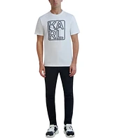 Karl Lagerfeld Paris Men's Slim-Fit Chain Logo T-Shirt