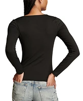 Lucky Brand Women's Contour Long-Sleeve Top