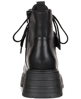 Sun + Stone Women's Rickyy Combat Booties, Created for Macy's