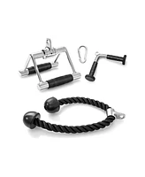 Givimo 3-Piece Cable Machine Attachment Set for Home Gym