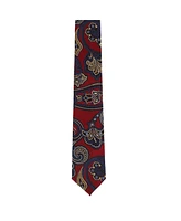 Trafalgar Men's Roman Exploded Paisley Stately Silk Necktie