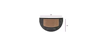 Superio Non-Slip Welcome Doormat for Entry, 18" x 30", Half Circle Mat