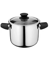 BergHOFF Essentials 4Pc 18/10 Stainless Steel Pressure Cooker Set 7.4 Qt & 4.2Qt