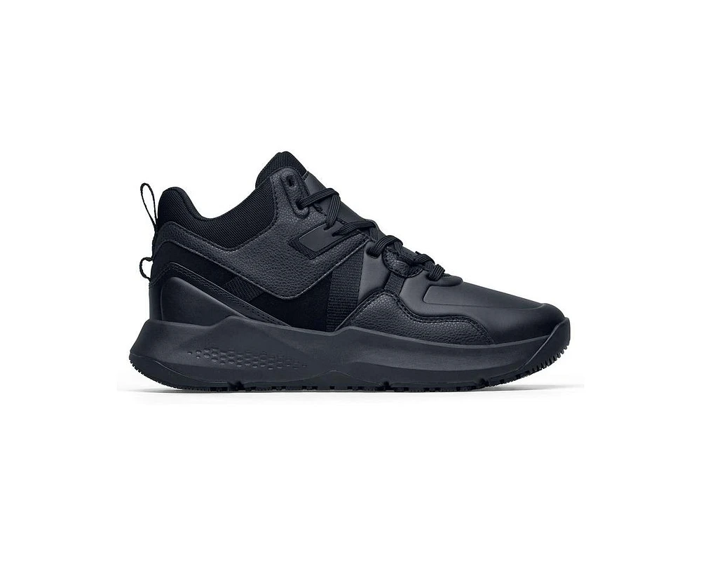 Shoes for Crews Men's Brakly, Men's, Women's, Unisex Slip Resistant Work Shoes, Water Sneakers, Black 4.5 / Women's 6