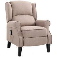 Streamdale Furniture Massage Recliner Sofa with Heat Function, Remote Control, Beige