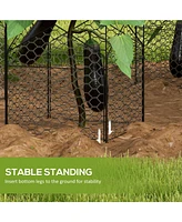 Black Garden Cloches: Metal Crop Cages for Plant Protection